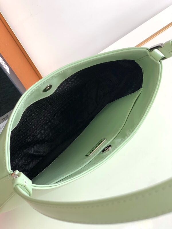Prada Hobo Underarm Bag - Light Green - Image 2