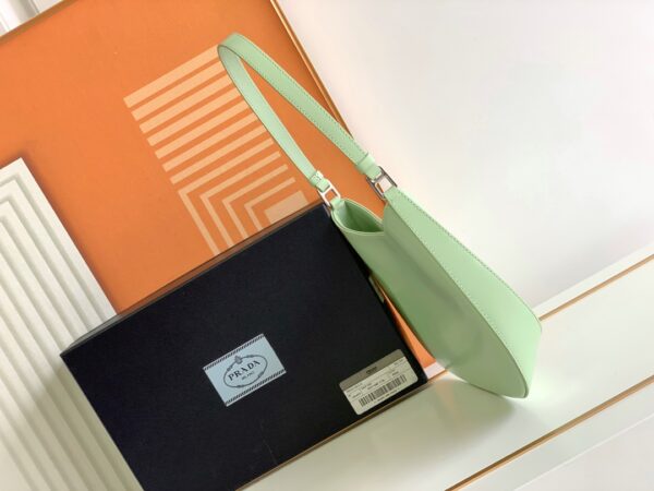 Prada Hobo Underarm Bag - Light Green - Image 4