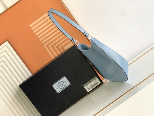 Prada Hobo Underarm Bag - Light Blue - Image 2