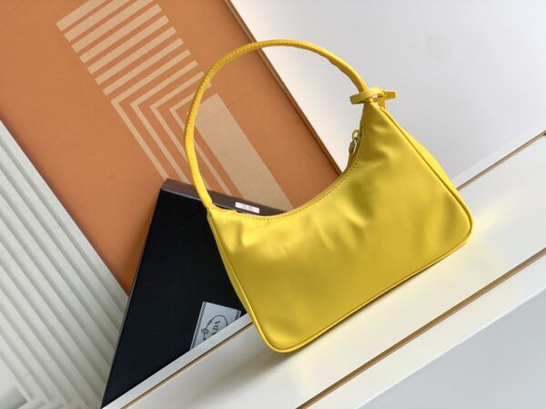 Prada Hobo Kendou's Shoulder Bags - Yellow - Image 4