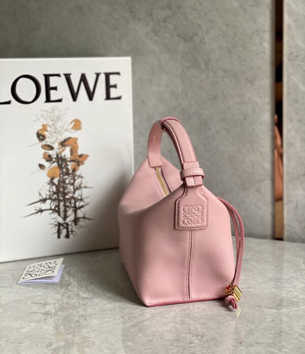 Celine Napa Lunch Box Bag - Pink - Image 4