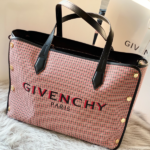 Givenchy Bond Canvas Shopping Bag - Red/White