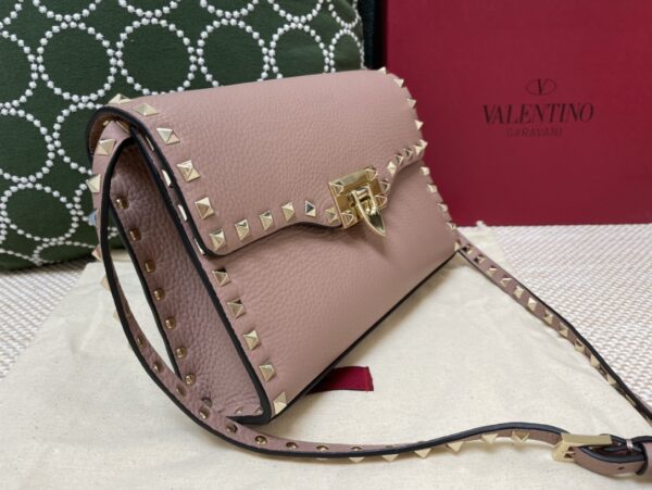 Valentino Messenger Falling Pattern Bag - Pink - Image 2