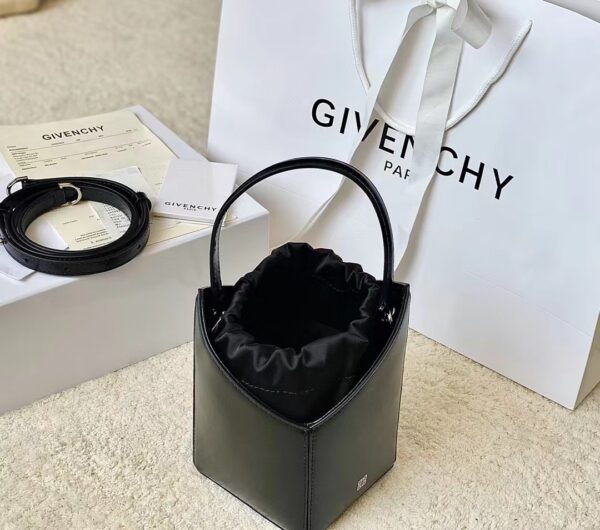 Givenchy Cutout Bucket Bag - Black - Image 5
