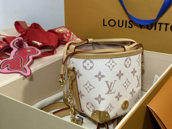 Louis Vuitton  Mini Bucket Bag - White Flower - Image 2