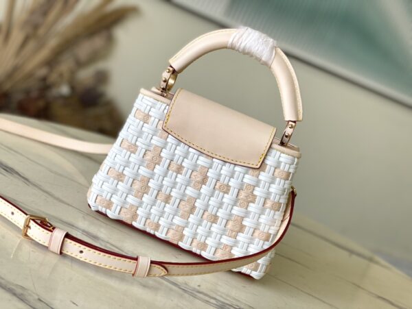 Louis Vuitton Heavenly Capucines Mini Handbag - White - Image 3