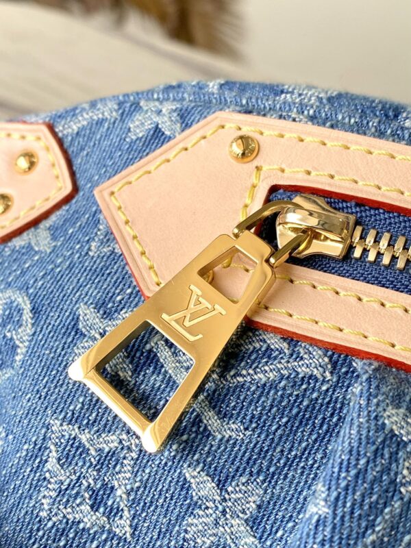 Louis Vuitton High Rise Fanny  Denim Bag - Image 4