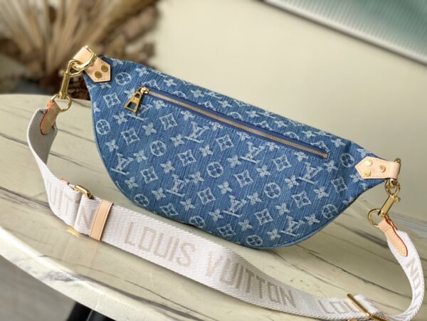 Louis Vuitton High Rise Fanny  Denim Bag - Image 5