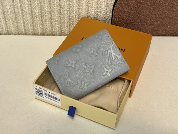Louis Vuitton Portomone Rosari Soft MonogramWallet - Blue - Image 3