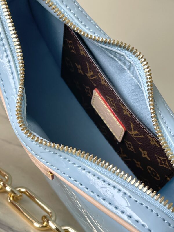 Louis Vuitton Croissant Small Handbag - Blue - Image 5